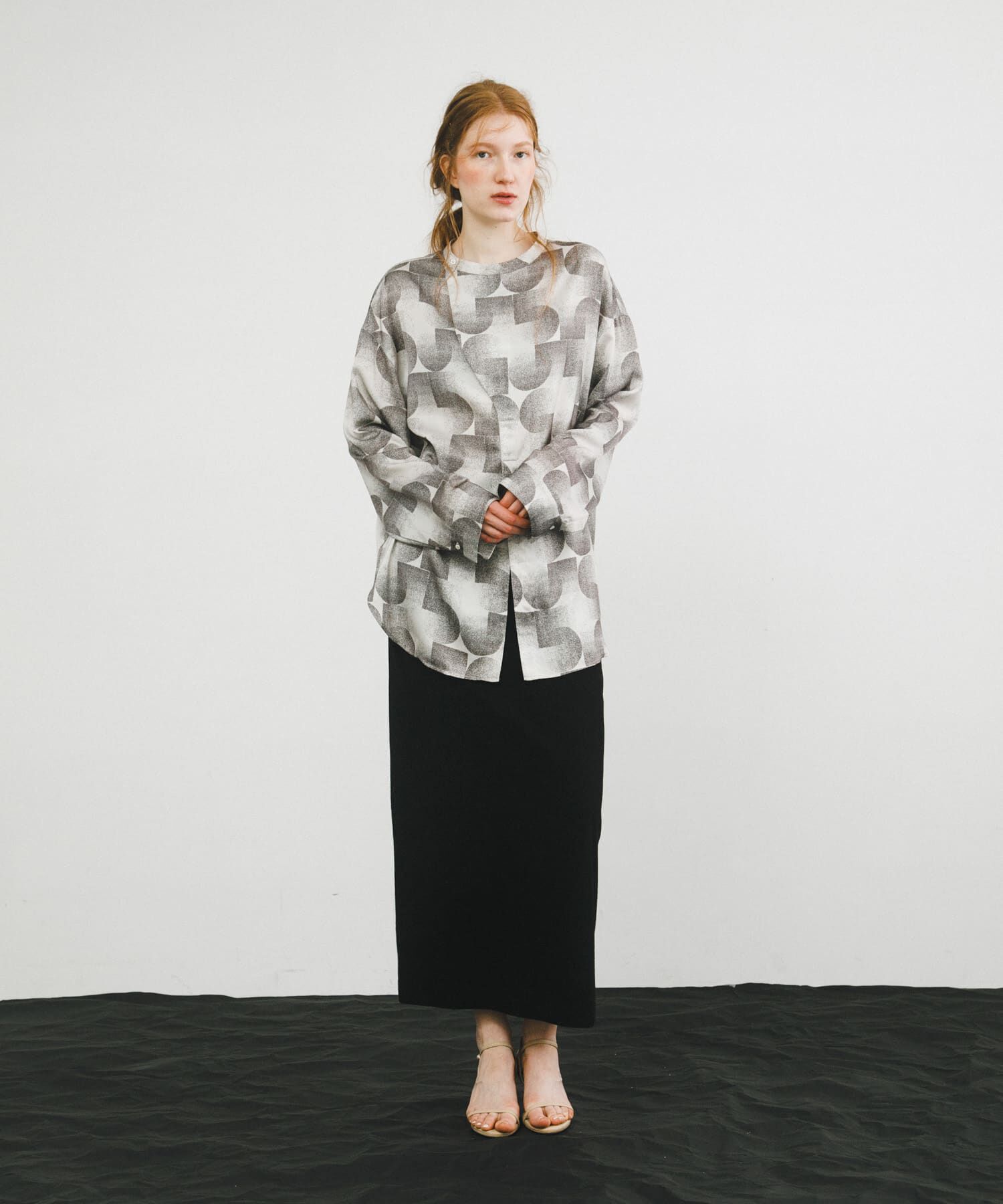 LAATO「band collar blouse」|シャツ・ブラウス|