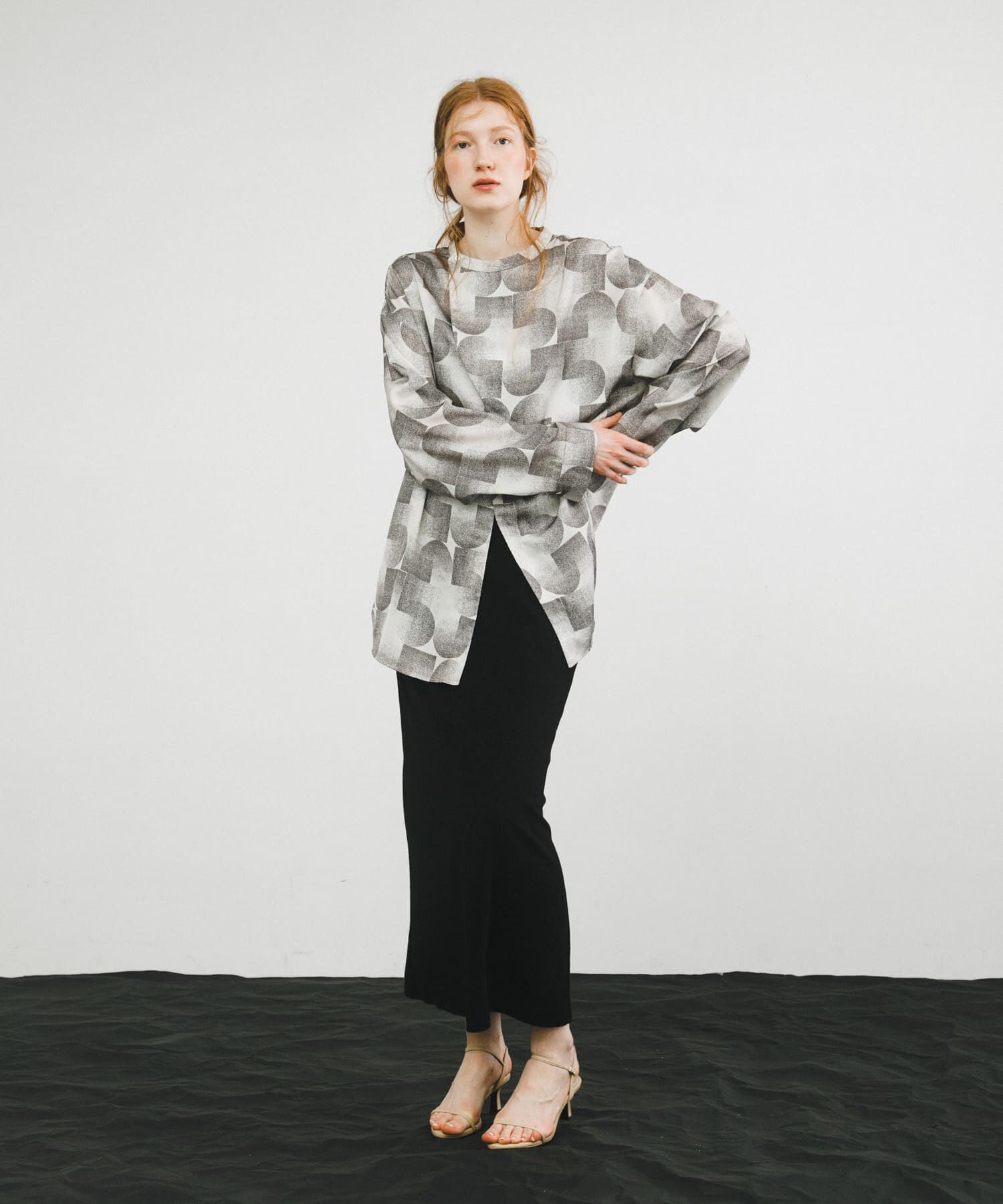 LAATO「band collar blouse」|シャツ・ブラウス|