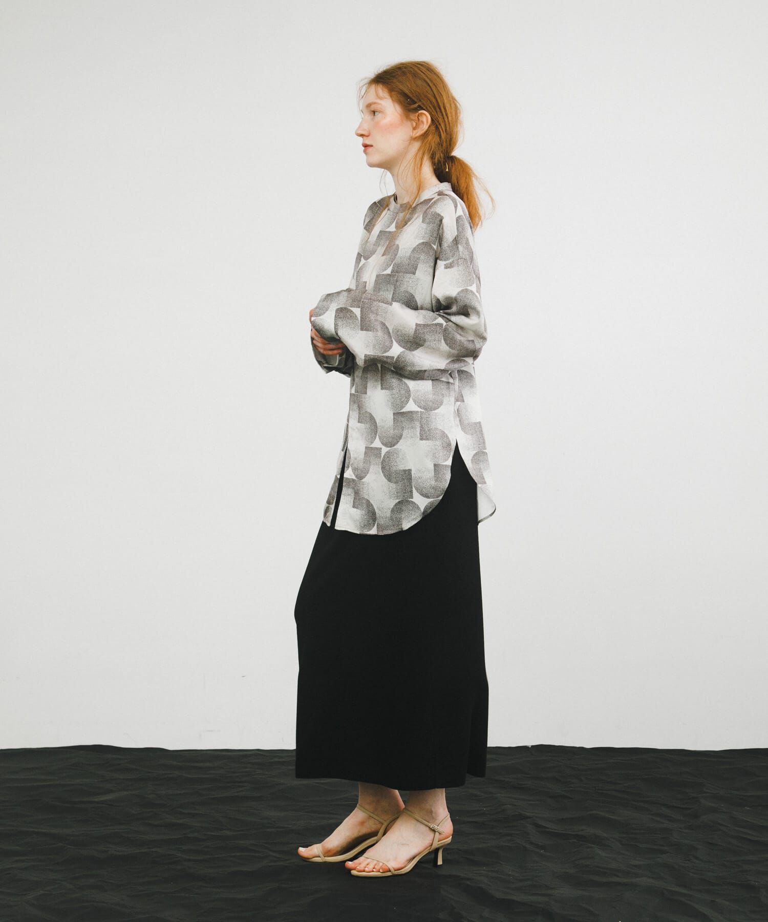 LAATO「band collar blouse」|シャツ・ブラウス|