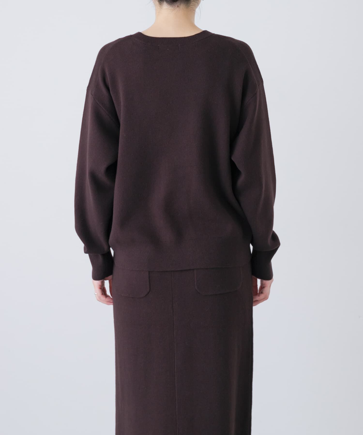 かぐれ「コットンカシミヤプルオーバー」|ニット・セーター|