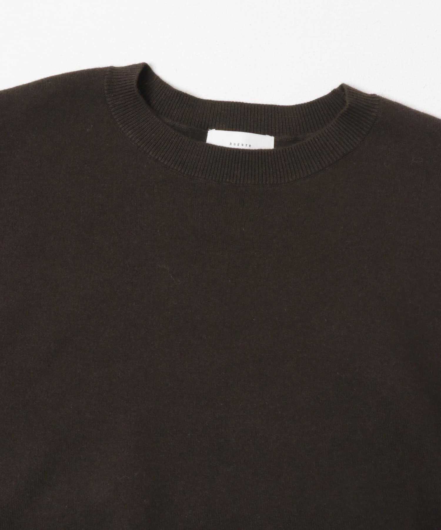 かぐれ「コットンカシミヤプルオーバー」|ニット・セーター|