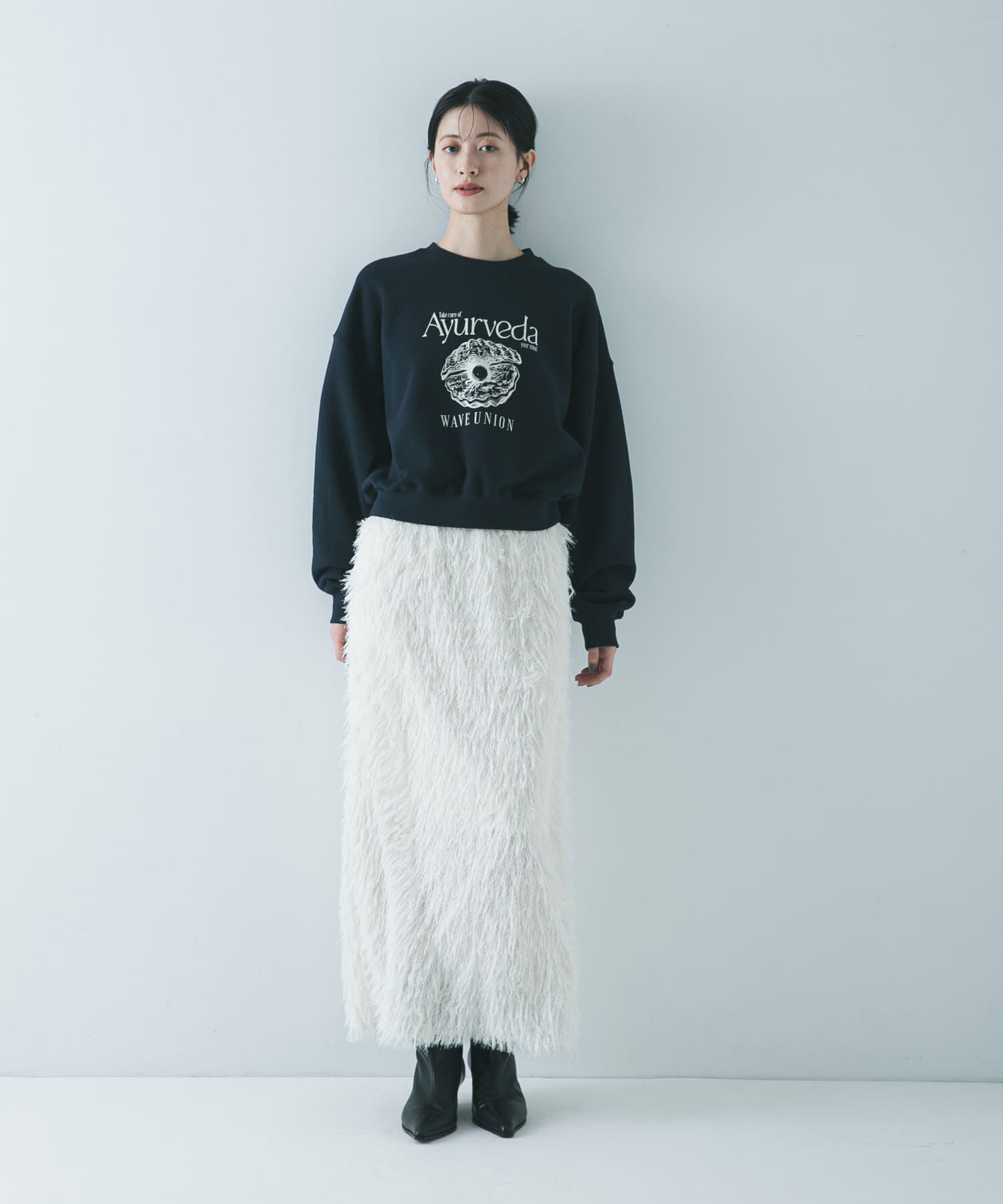 URBAN RESEARCH「フリンジジャガードスカート」|スカート|