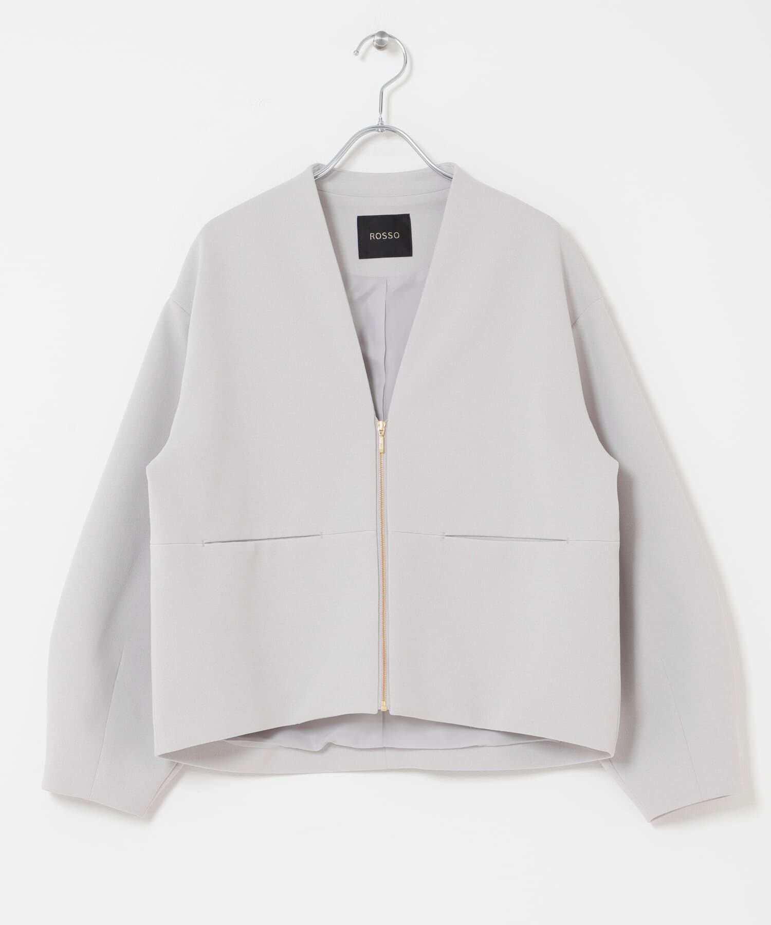 URBAN RESEARCH ROSSO「ストレッチジョーゼットブルゾン」|ブルゾン・スタジャン|