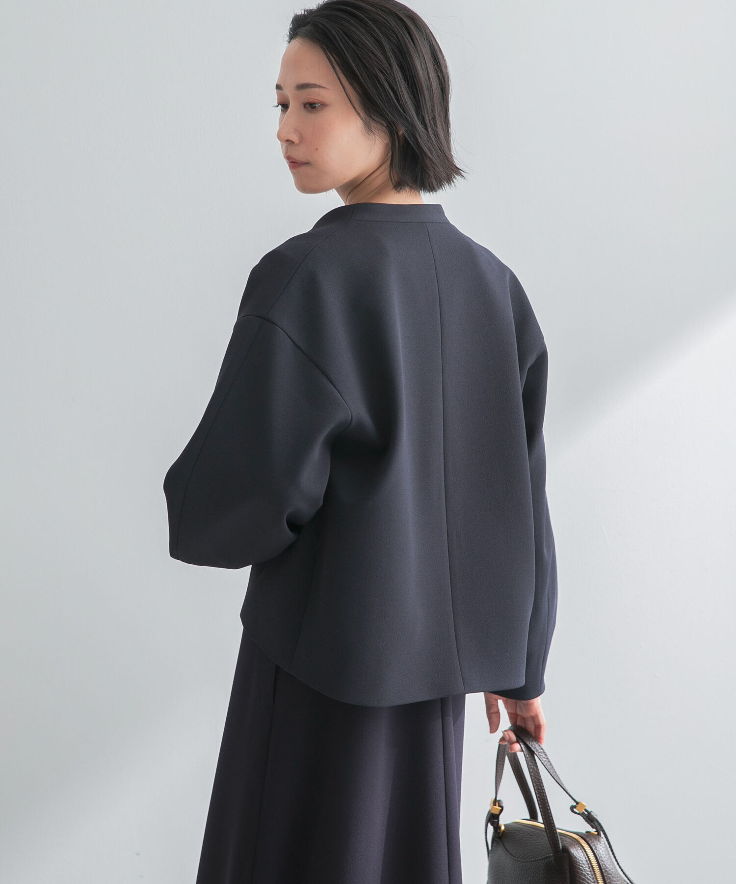 URBAN RESEARCH ROSSO「ストレッチジョーゼットブルゾン」|ブルゾン・スタジャン|