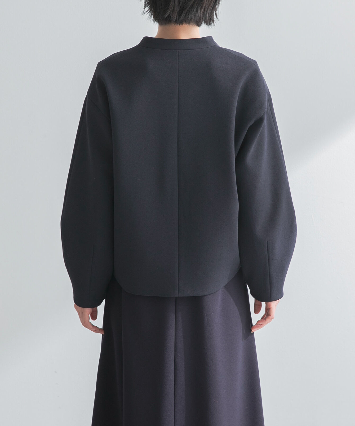 URBAN RESEARCH ROSSO「ストレッチジョーゼットブルゾン」|ブルゾン・スタジャン|