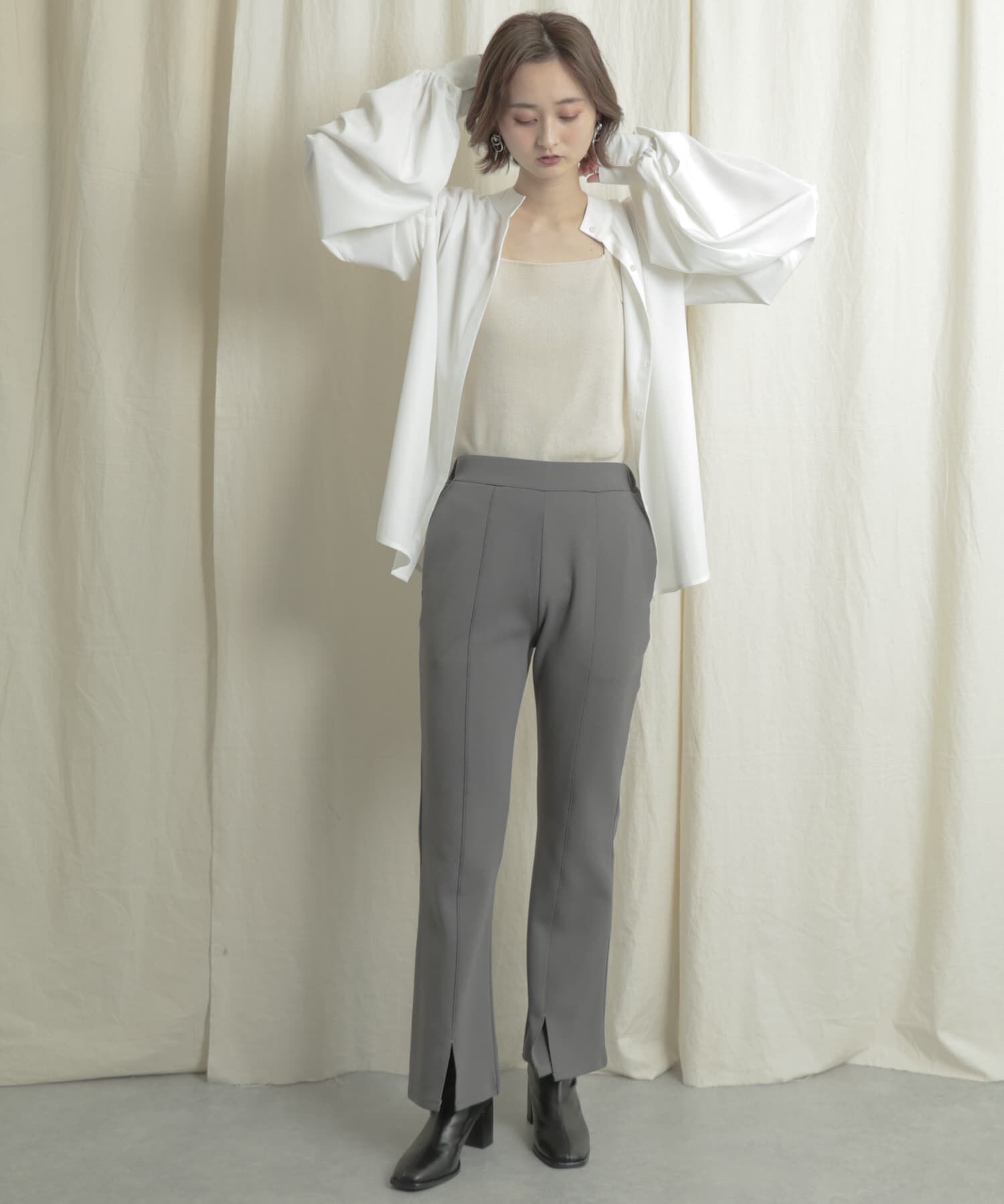 SENSE OF PLACE by URBAN RESEARCH「バッククロスニットタンクトップ」|ニット・セーター|