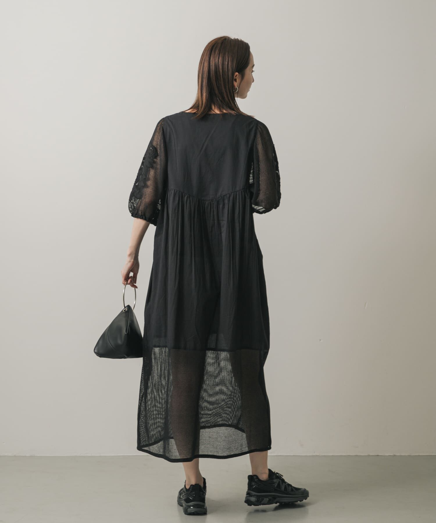 SENSE OF PLACE by URBAN RESEARCH「インドシシュウメッシュワンピース」|ワンピース|