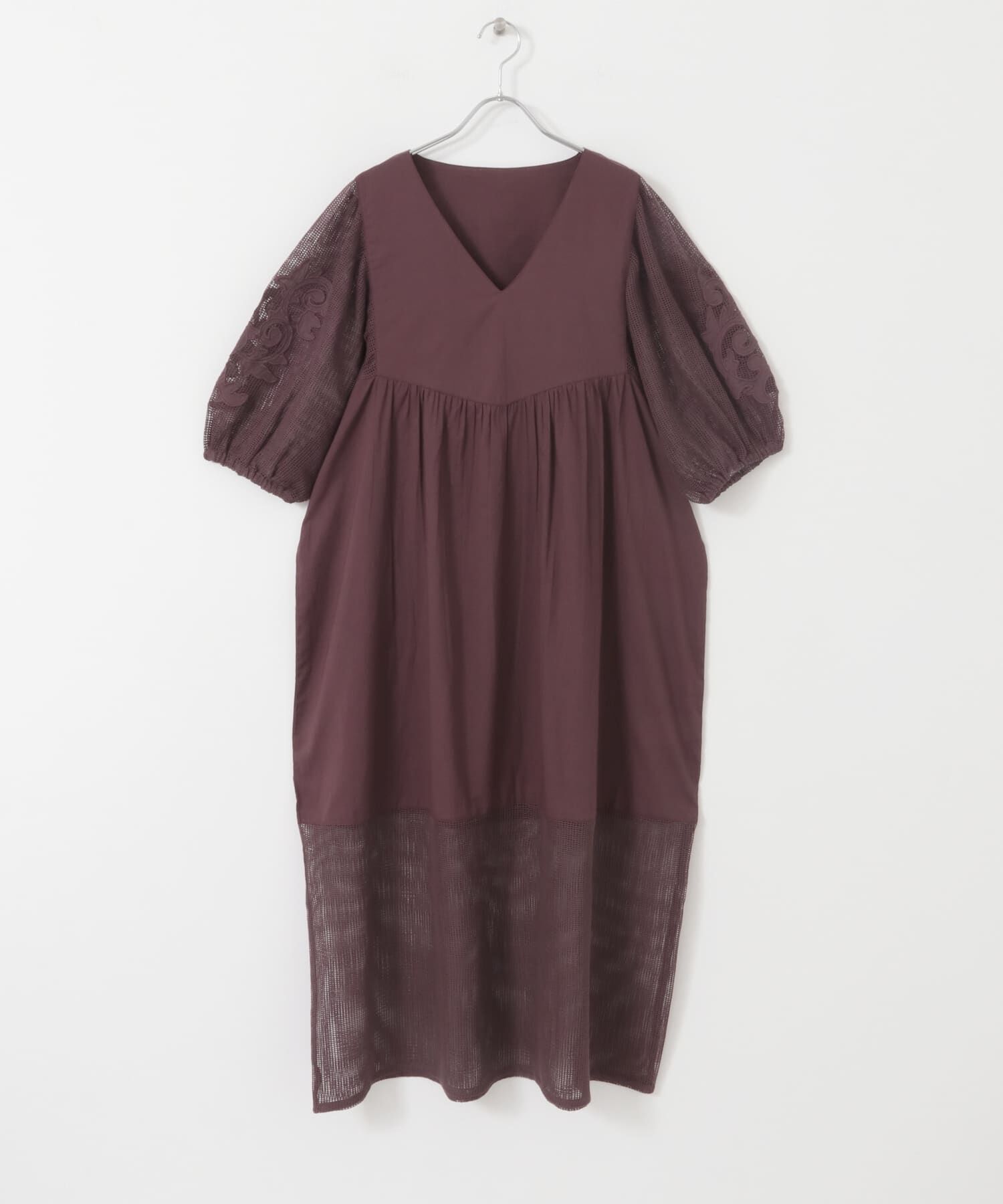 SENSE OF PLACE by URBAN RESEARCH「インドシシュウメッシュワンピース」|ワンピース|