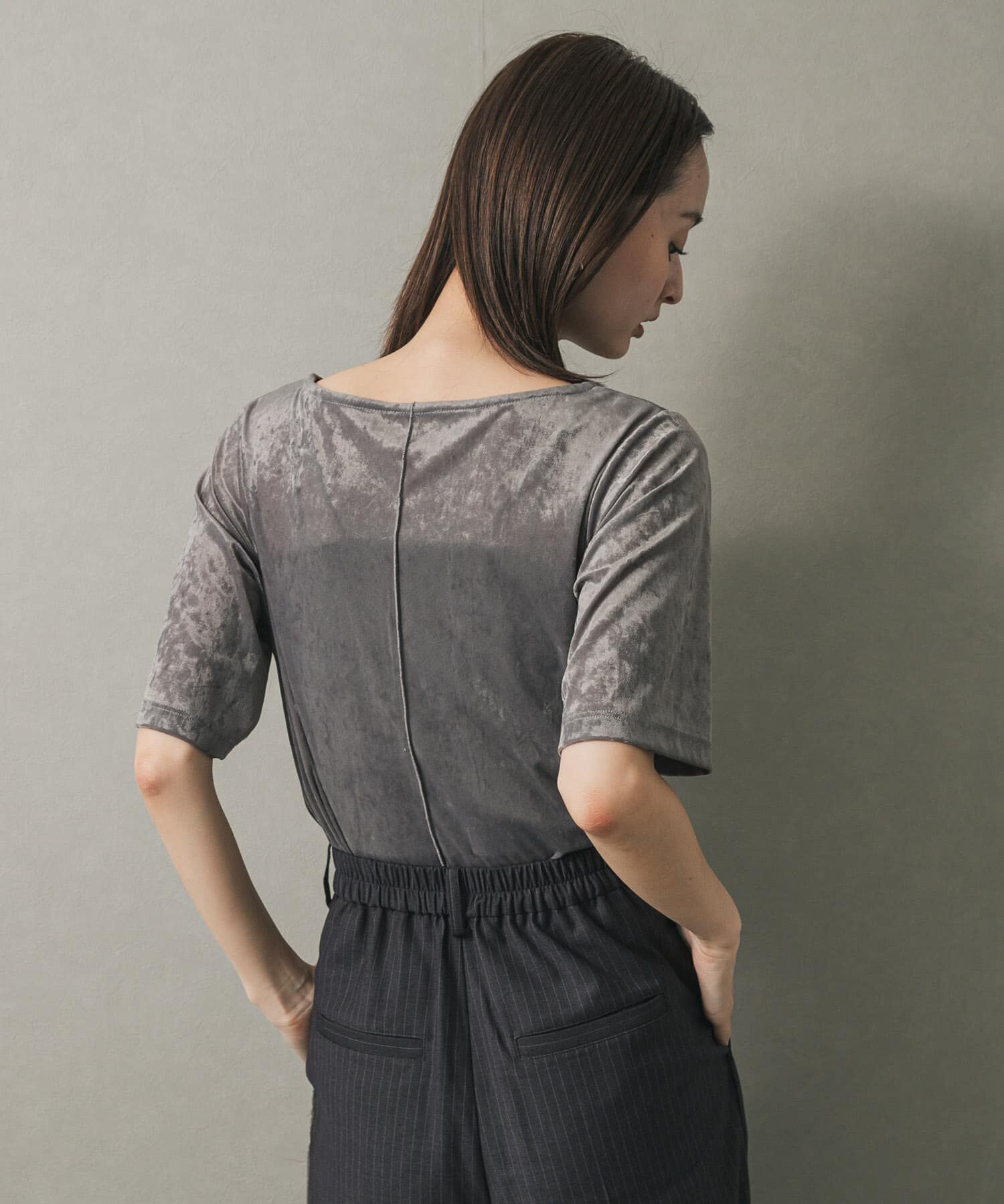 SENSE OF PLACE by URBAN RESEARCH「シアーベロアTシャツ(半袖)」|Tシャツ・カットソー|