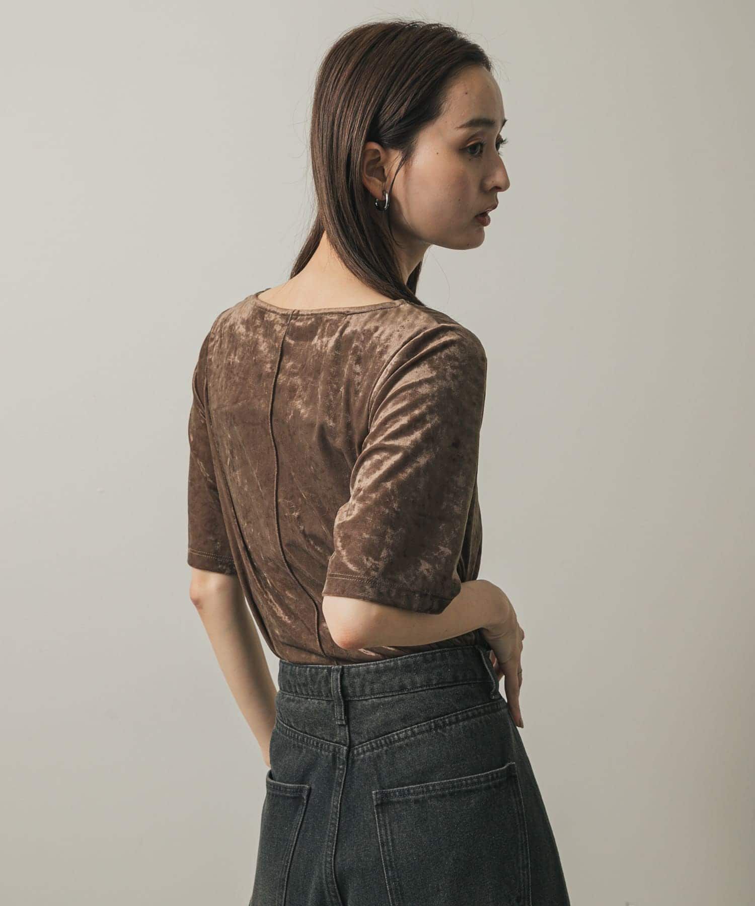 SENSE OF PLACE by URBAN RESEARCH「シアーベロアTシャツ(半袖)」|Tシャツ・カットソー|