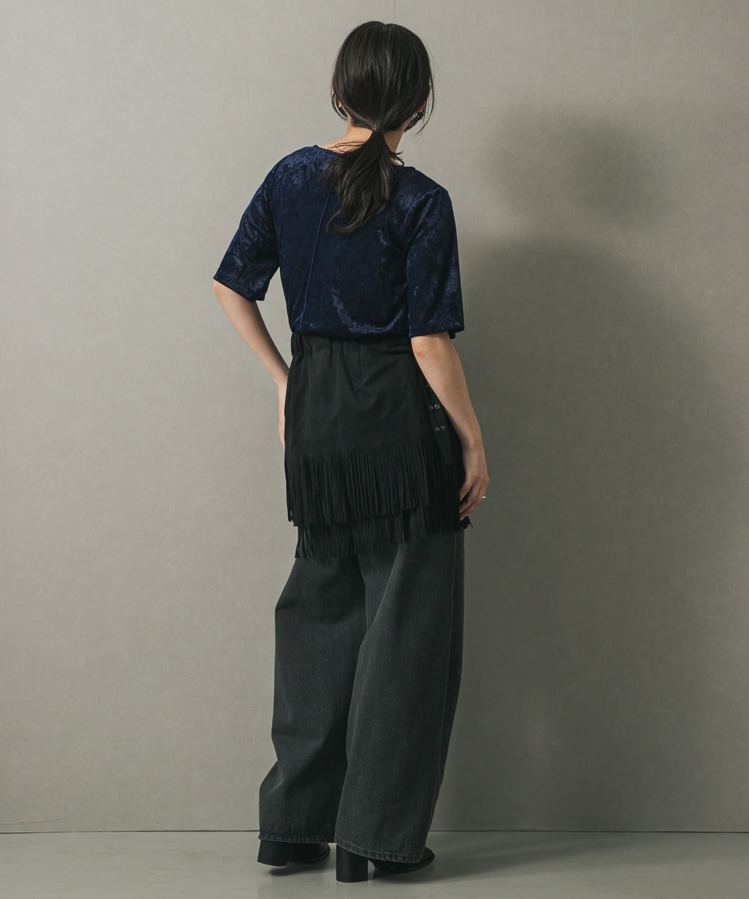 SENSE OF PLACE by URBAN RESEARCH「シアーベロアTシャツ(半袖)」|Tシャツ・カットソー|