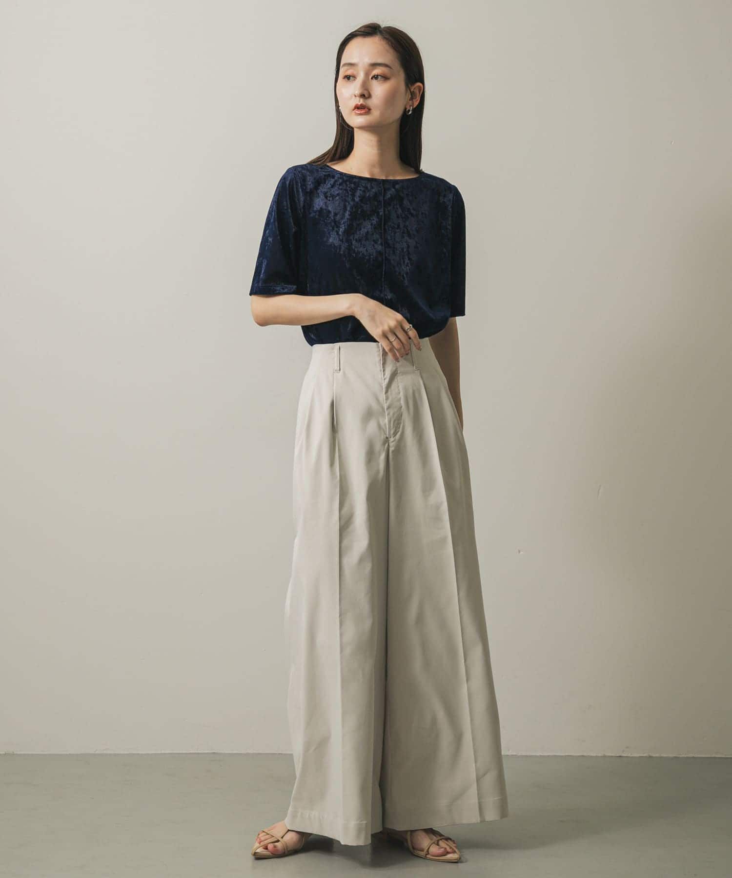 SENSE OF PLACE by URBAN RESEARCH「シアーベロアTシャツ(半袖)」|Tシャツ・カットソー|