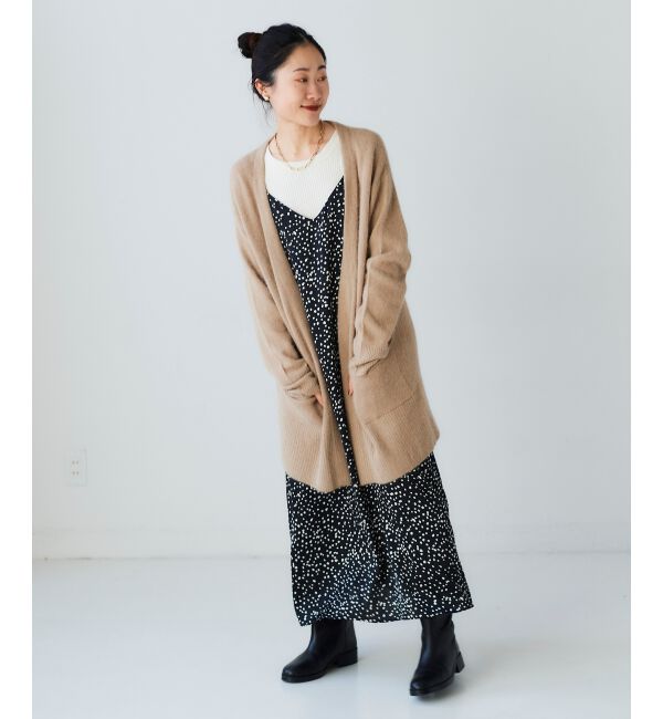  「FOX&times;アンゴラガウンカーディガン」|カーディガン|