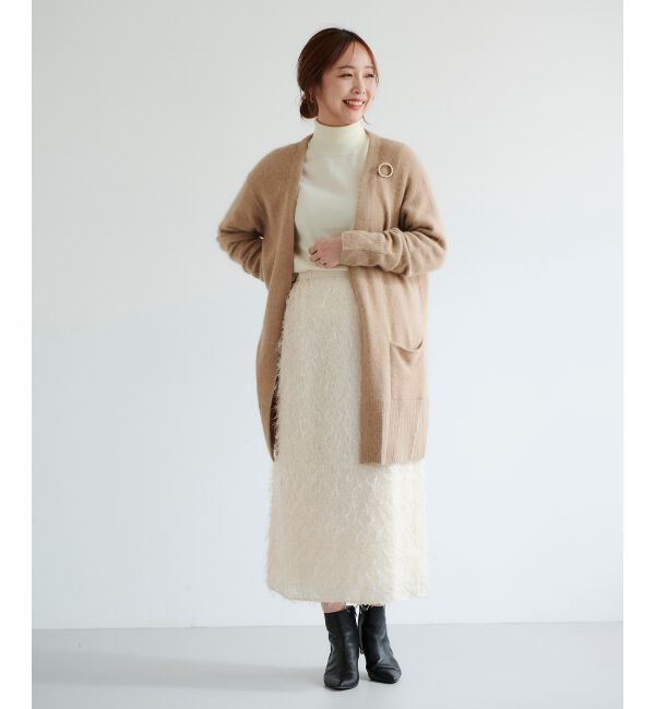  「FOX&times;アンゴラガウンカーディガン」|カーディガン|