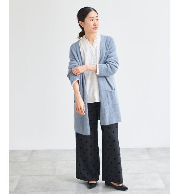  「FOX&times;アンゴラガウンカーディガン」|カーディガン|