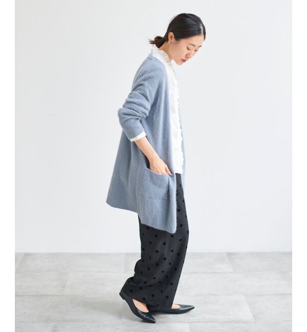  「FOX&times;アンゴラガウンカーディガン」|カーディガン|