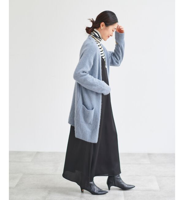  「FOX&times;アンゴラガウンカーディガン」|カーディガン|