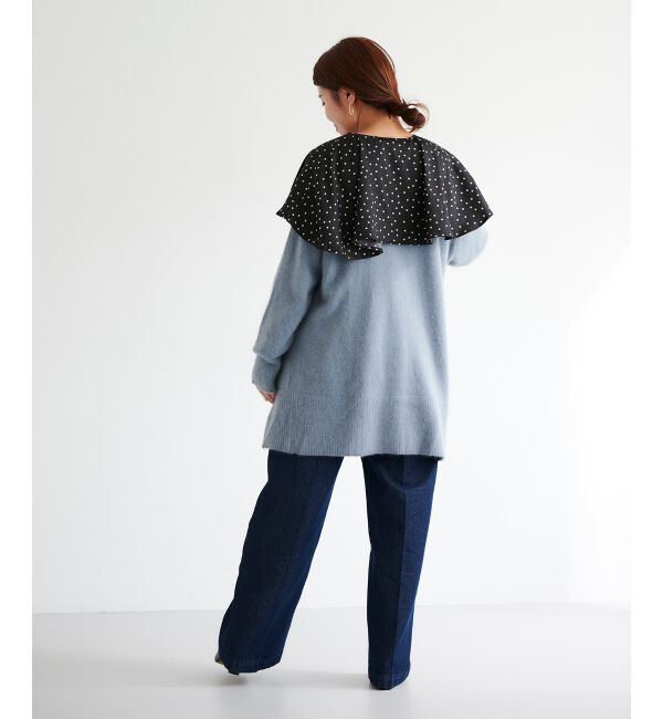  「FOX&times;アンゴラガウンカーディガン」|カーディガン|