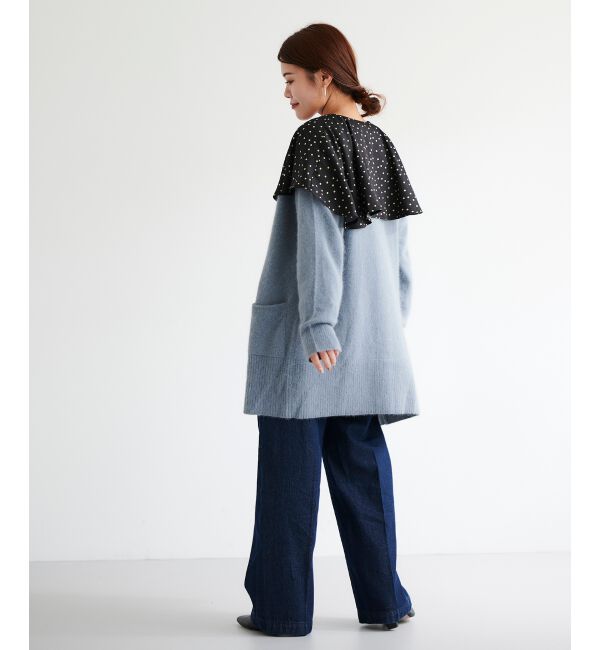  「FOX&times;アンゴラガウンカーディガン」|カーディガン|