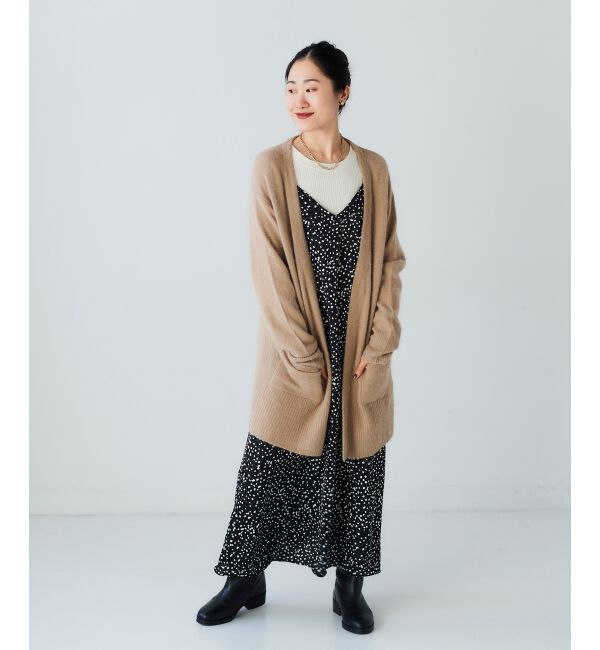  「FOX&times;アンゴラガウンカーディガン」|カーディガン|