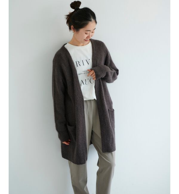  「FOX&times;アンゴラガウンカーディガン」|カーディガン|