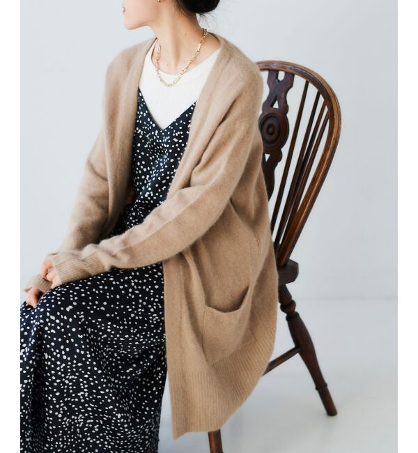  「FOX&times;アンゴラガウンカーディガン」|カーディガン|