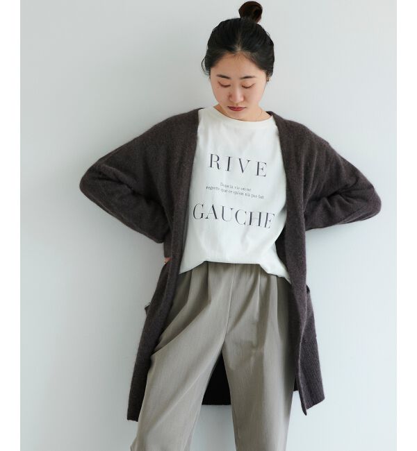  「FOX&times;アンゴラガウンカーディガン」|カーディガン|D／グレー