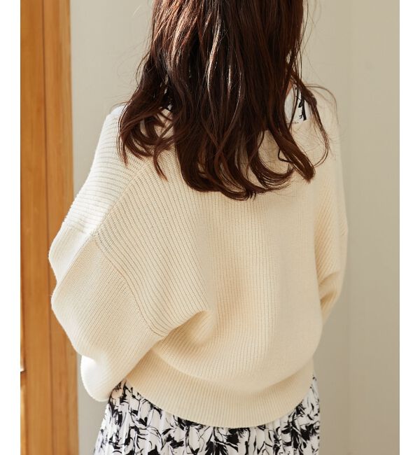 MAJESTICLEGON「ビジュー釦ショートカーディガン」|カーディガン|