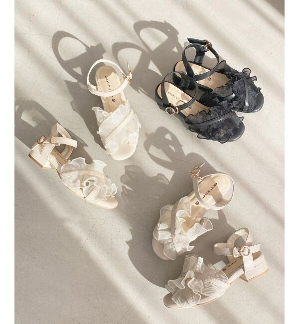  「シアーフリルサンダル」|サンダル|