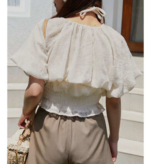  「前後2wayバルーン袖ブラウス」|シャツ・ブラウス|