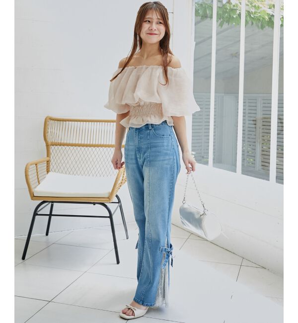  「前後2wayバルーン袖ブラウス」|シャツ・ブラウス|