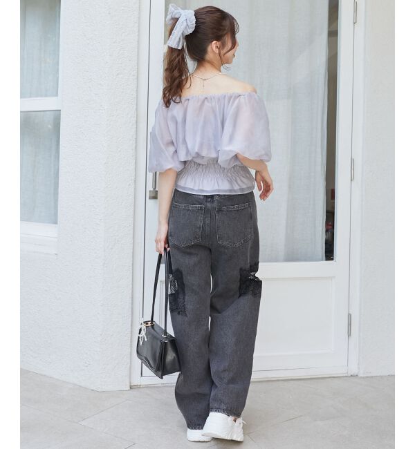  「前後2wayバルーン袖ブラウス」|シャツ・ブラウス|