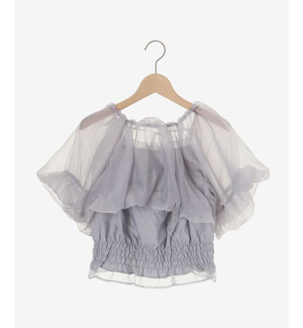  「前後2wayバルーン袖ブラウス」|シャツ・ブラウス|