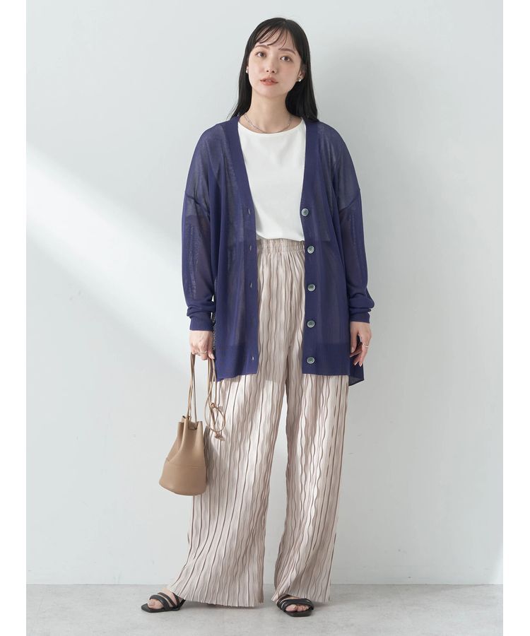 earth music&ecology「シアーBIGカーディガン」|カーディガン|