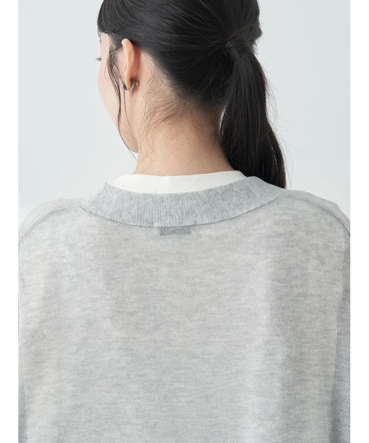 earth music&ecology「シアーBIGカーディガン」|カーディガン|