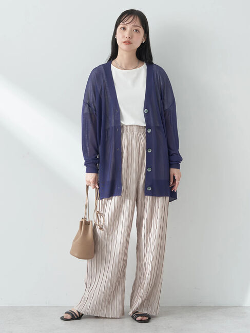 earth music&ecology「シアーBIGカーディガン」|カーディガン|