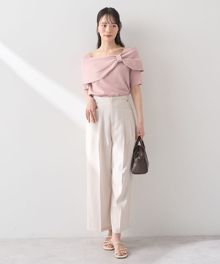 earth music&ecology「サイドビットワイドストレートパンツ」|その他|