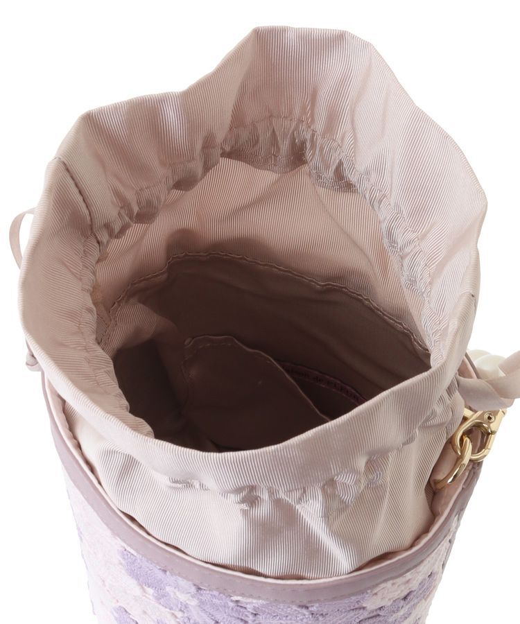 Maison de FLEUR「フラワーレース2Wayバケツ型バッグ」|ショルダー・メッセンジャー|