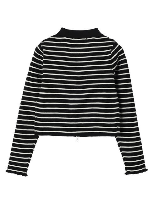 Green Parks「・ELENCARE　DUE　W　ZIP　ボーダーカーデ」|カーディガン|