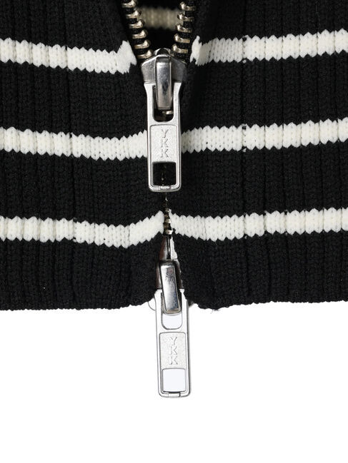 Green Parks「・ELENCARE　DUE　W　ZIP　ボーダーカーデ」|カーディガン|