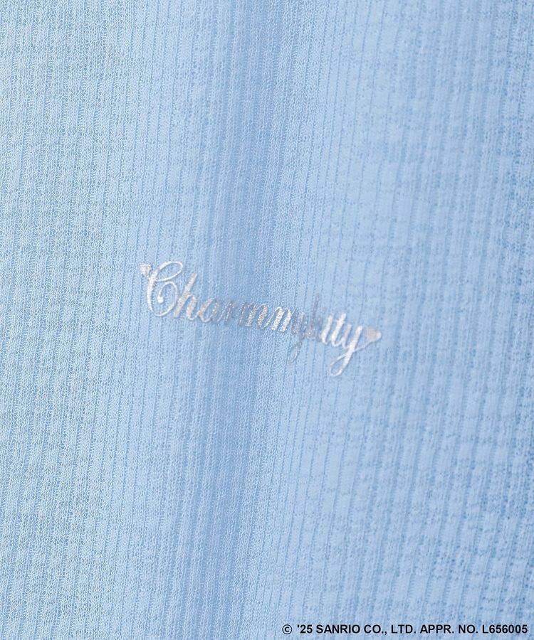 Green Parks「チャーミーキティ/フロントギャザーシアーカーディガン」|カーディガン|