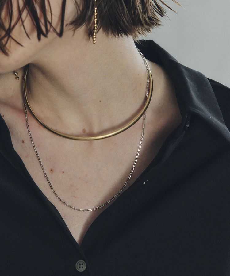 YECCA VECCA「2連メタルチョーカー」|ネックレス|Mix
