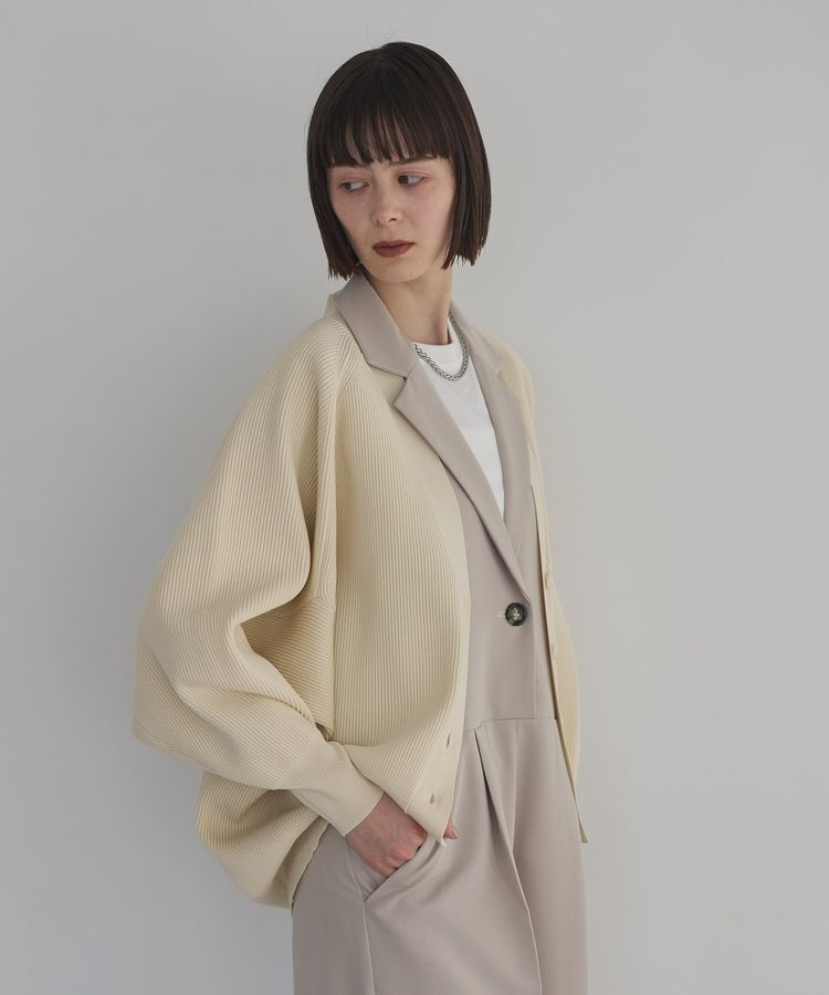 GARAGE OF GOOD CLOTHING「Vネック畔編みフォルムカーデ」|カーディガン|