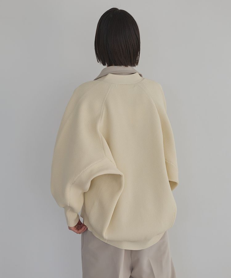 GARAGE OF GOOD CLOTHING「Vネック畔編みフォルムカーデ」|カーディガン|