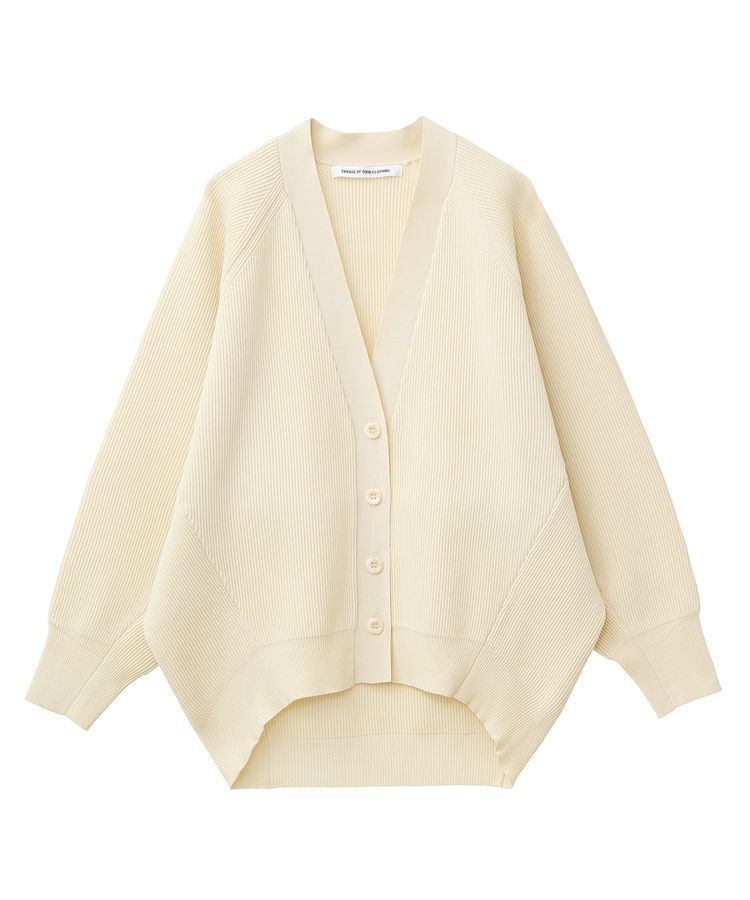 GARAGE OF GOOD CLOTHING「Vネック畔編みフォルムカーデ」|カーディガン|