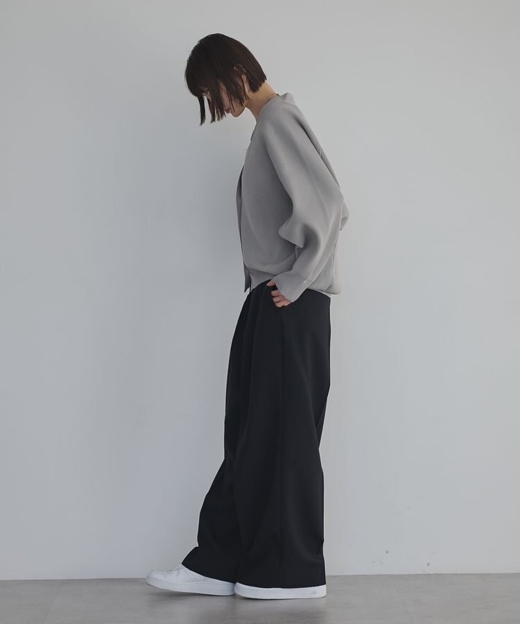 GARAGE OF GOOD CLOTHING「Vネック畔編みフォルムカーデ」|カーディガン|