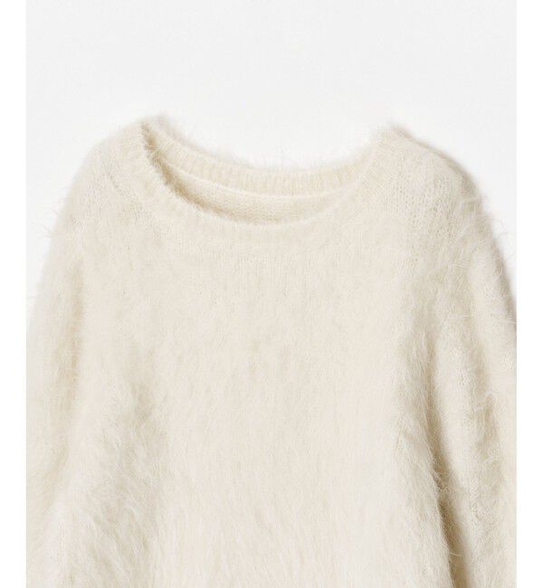 allureville「アルパカシャギーベルスリーブプルオーバー」|ニット・セーター|