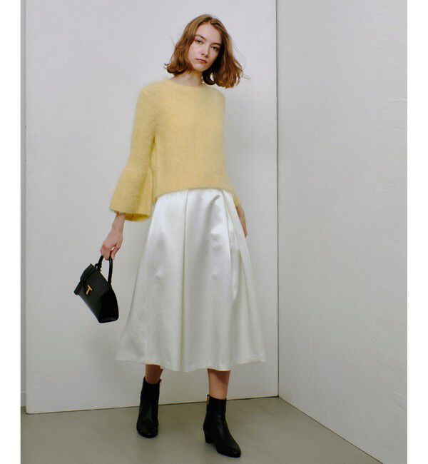 allureville「アルパカシャギーベルスリーブプルオーバー」|ニット・セーター|