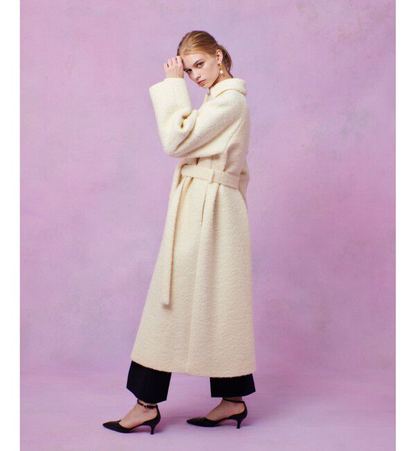 LOULOU WILLOUGHBY「【LOULOU WILLOUGHBY】ループインレーロングコート」|ダッフルコート|