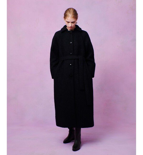 LOULOU WILLOUGHBY「【LOULOU WILLOUGHBY】ループインレーロングコート」|ダッフルコート|